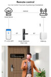 Cerradura Inteligente LK-0925 TuyaAPP (A/Inoxidable) 5en1 Huella / Contraseña / Tarjeta/RemotoApp - Imagen 7