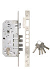 Kit Cerradura KL de Alta Seguridad 4 Bulones/Llave Multipunto/Manijas y Escudo Anti Taladro Macizo