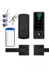Cerradura Inteligente con Manijas B2025 5en1 Huella / Contraseña / Tarjeta/RemotoApp - Imagen 2