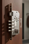 Kit Cerradura KL de Alta Seguridad 4 Bulones/Llave Multipunto/Manijas y Escudo Anti Taladro Macizo - Imagen 6