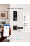 Cerradura Inteligente con Manijas B-200 5en1 Huella / Contraseña / Tarjeta/RemotoApp - Imagen 6