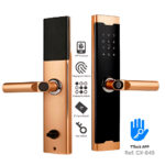 Cerradura Inteligente CX845 TTLock (A/Aluminio) 5en1 Huella / Contraseña / Tarjeta/RemotoApp