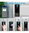 Cerradura Inteligente con Manijas B2025 5en1 Huella / Contraseña / Tarjeta/RemotoApp - Imagen 3