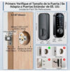Cerradura Inteligente OK-1001 Cerrojo Impermeable 5en1 Huella / Contraseña / Tarjeta/Desbloqueo Remoto - Imagen 6