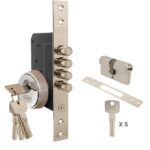 Cerradura de Seguridad FEH 4 Bulones/Llave Multipunto/Escudo Anti Taladro