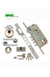 Kit Cerradura AMIG SPAIN de Alta Seguridad 4 Bulones/Llave Multipunto/Manijas Visalock/Escudo Anti Taladro Macizo