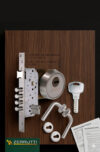 Kit Cerradura de Alta Seguridad Zerrutti 4 Bulones/ Llave Multipunto/ Manijas y Escudo Anti Taladro tipo Pesado - Imagen 4