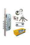 Kit Cerradura FEH de Alta Seguridad 4 Bulones/Llave Multipunto/Manijas/Escudo Anti Taladro Macizo - Imagen 3