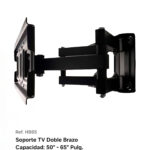 Soporte Doble Brazo Escualizable para TV 32-65 Pulgadas